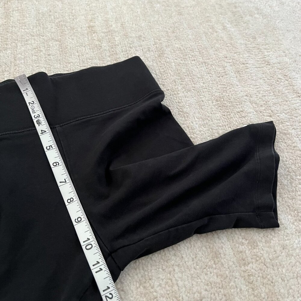 Nike Leg-A-See Black Cotton Biker Shorts M - Picture 6 of 8